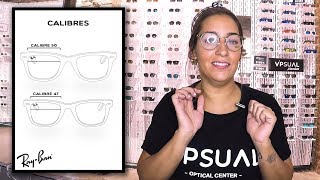 Los calibres de las gafas RayBan y otras marcas [upl. by Amsirp]