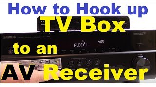 How to Connect TV Set top box to AV Receiver [upl. by Chang421]