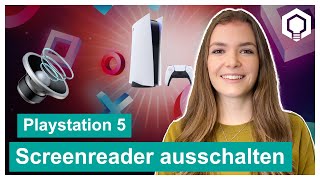 PS5 Screenreader deaktivieren 🎮 Playstation 5 Sprachassistent ausschalten [upl. by Merari588]