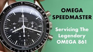 Servicing The Legendary OMEGA Speedmaster 861 [upl. by Nehte]