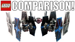 LEGO Star Wars Tie Fighters Comparison 7146 7263 9492 75101 75211 75095 [upl. by Chapen214]