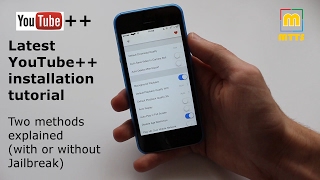 How to install newest YouTube on any iOS device iOS 103 included  with or without Jailbreak [upl. by Adyan]
