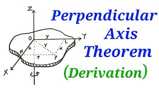 Perpendicular Axis Theorem  Statement amp Derivation  HSC 12th  Physics  Science [upl. by Amahcen]