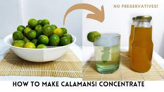 How to make calamansi concentrate  Step by step guide  Calamansi Concentrate processing [upl. by Danila]