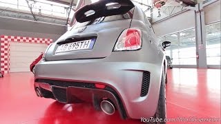 Abarth 695 Biposto HUGE Revs Sound and Overview [upl. by Drarrej]