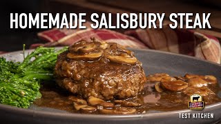 Salisbury Steak Recipe  Easy One Pan Meal [upl. by Undry]