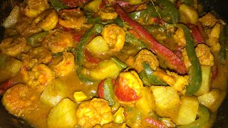 EASY amp DELICIOUS CURRY SHRIMP RECIPE HOW TO MAKE JAMAICAN CURRY SHRIMP 🇯🇲 BEGINNER FRIENDLY [upl. by Assed]