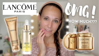 Testing Lancome Skincare  Absolue Review [upl. by Encratia]