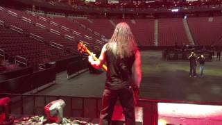 Disturbed  quotTen Thousand Fistsquot soundcheck [upl. by Einaej728]