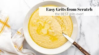 Easy Grits from Scratch the BEST grits [upl. by Bui448]