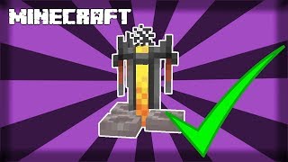 MINECRAFT  How to Make a Brewing Stand 1152 [upl. by Aicila]