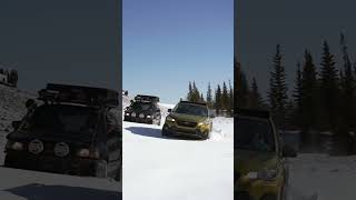 Forester vs Crosstrek Which Gets STUCK in the Snow [upl. by Bernadette16]