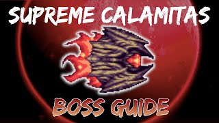 How to Beat Supreme Calamitas Terraria Calamity Mod Boss Guide Tutorial  SCal Tips amp Tricks [upl. by Godden234]