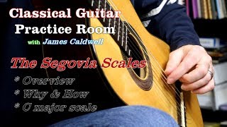 Segovia Scales  Overview and pattern 1  C major [upl. by Anselmo288]