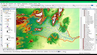 Watershed Delineation Using ArcGIS 103 [upl. by Fougere]