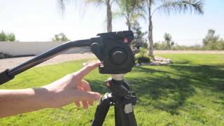 Manfrotto 501HDV  055XPROB Fluid Video HeadLegs Review [upl. by Forkey]