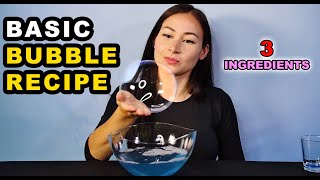 How to make a BASIC BUBBLE RECIPE [upl. by Norda217]