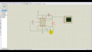 555 Timer Simulation in Proteus [upl. by Nueoras]