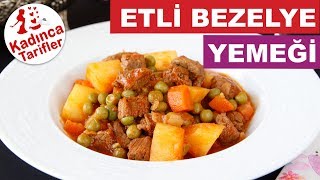 Etli Bezelye Yemeği Nasıl Yapılır  Bezelye Yemeği Tarifi  Kadınca Tarifler [upl. by Ellenad]