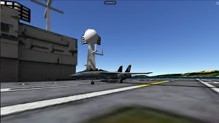 Carrier Landing Tutorial in Geofs 2021 [upl. by Terraj657]