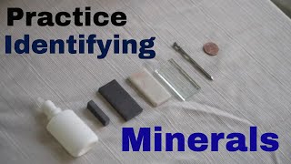 Practice Identifying Minerals [upl. by Cantone801]