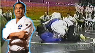 RARE Rickson Gracie Rolling With 50 People For 25 Minutes At A Seminar In Chicago 😱🔺 [upl. by Alliehs]