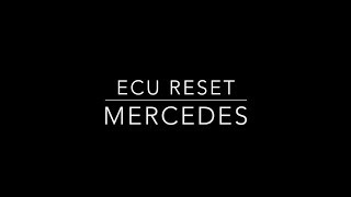 ECUThrottle Reset on Mercedes [upl. by Brockie234]