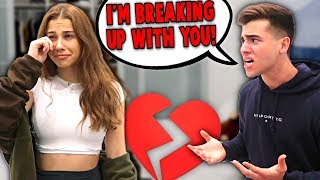 Break Up Prank On Girlfriend She Cried [upl. by Yelsna448]