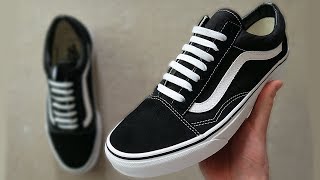 HOW TO BAR LACE VANS OLD SKOOLS BEST WAY [upl. by Benn]