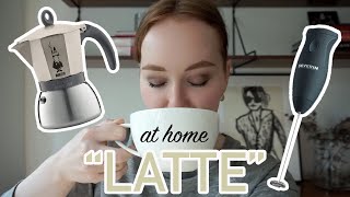 HOW TO MAKE A quotLATTEquot AT HOME moka pot  frother [upl. by Delacourt885]