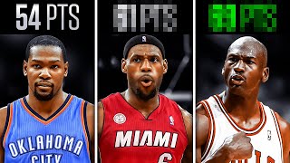 Highest Scoring Games of The Greatest NBA Players [upl. by Sedaiuqlem140]