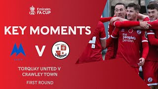 Torquay United v Crawley Town  Key Moments  First Round  Emirates FA Cup 202021 [upl. by Julius315]