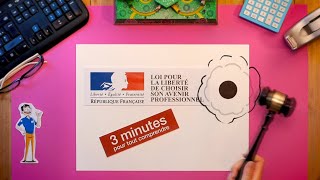 Réforme de la formation professionnelle  3 minutes pour tout comprendre [upl. by Delwyn]