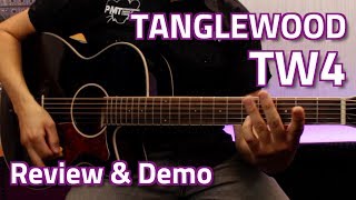 Tanglewood Winterleaf TW4 ElectroAcoustic  Review amp Demo [upl. by Ahtelahs]