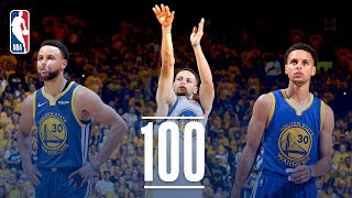 100 3Pointers  Stephen Curry is FIRST in NBA Finals History with 100 3PM [upl. by Lleon]