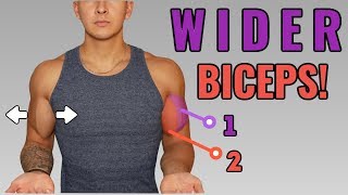 How To Get WIDERTHICKER Looking Biceps Full Biceps Workout [upl. by Leeth114]