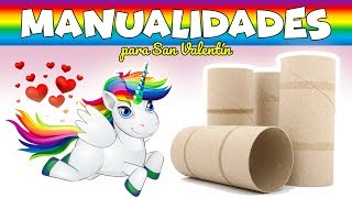 Manualidades para San Valentín RECICLAJE 14 de febrero [upl. by Zebadiah]