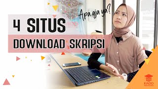 4 Situs Website Terbaik Donwload Skripsi Gratis FREE [upl. by Trilbi279]