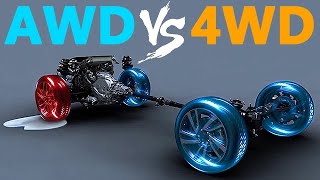 The Difference Between AWD vs 4WD [upl. by Lenora]