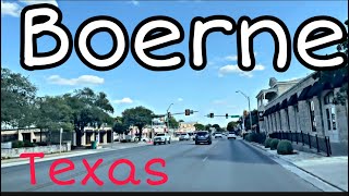 4K Boerne TX GermanTexas City  Kendall County  City Tour [upl. by Renzo]