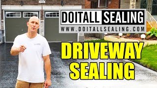 Driveway Sealing Asphalt [upl. by Harhay]