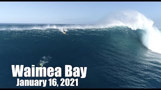 Waimea Bay 11621 Huge waves [upl. by Gerik522]