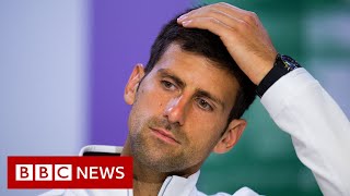 Novak Djokovic breaks silence over Covid vaccine refusal  BBC News [upl. by Julius611]