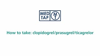 MedTap How to take clopidogrel prasugrel and ticagrelor [upl. by Ledarf]