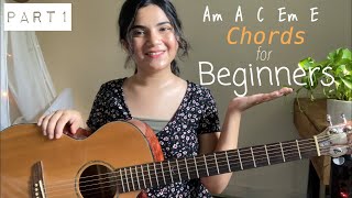 Part1 11 Basic Guitar Chords that every Beginner Guitarist should know  Open Major amp Minor Chords [upl. by Aya704]