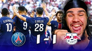 PSG 11 RB Leipzig MATCH REACTION [upl. by Yarazed]