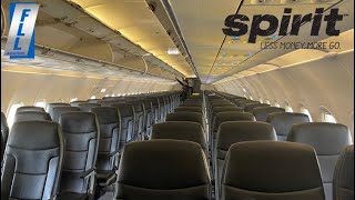 Trip Report Spirit Airlines Airbus A320200 ECONOMY [upl. by Maite]