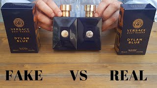 Fake vs Real Versace Dylan Blue Perfume [upl. by Ueik786]