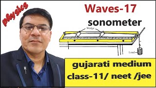 SONOMETERNUMERICAL CHAPTER15  CLASS11  PHYSICS  NCERT GSEB  GUJARATI MEDIUM  BY RANIPA SIR [upl. by Essined]