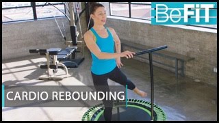 Cardio Rebounding Workout BeFiT Trainer Open House Fayth Caruso [upl. by Consalve865]